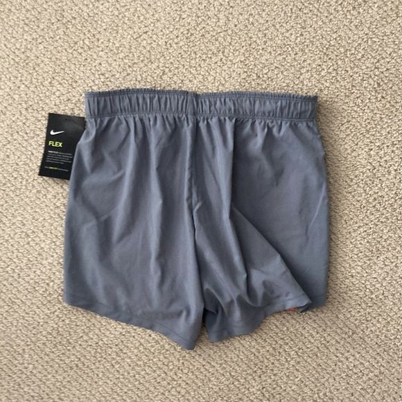 NEW Nike FLEX Dri-Fit Two in One Running Shorts Grey Pink Small Spandex S NWT - Picture 5 of 5
